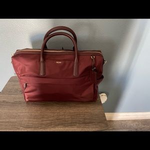 TUMI laptop overnight bag.